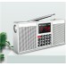 situ L-528 Multi Function Stereo Radio Speaker with Bluetooth AM FM TF USB AUX Handsfree Recorder Flashlight Alarm Clock Type C