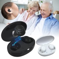 USB Rechargeable Mini In Ear Portable Invisible Hearing Aids Assistant Adjustable Tone Sound Amplifier For Deaf Elderly e300
